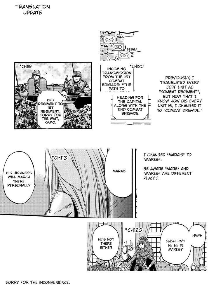 Gate – Jietai Kare No Chi Nite, Kaku Tatakeri Chapter 120 - Page 34