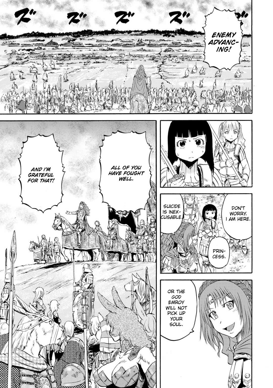 Gate – Jietai Kare No Chi Nite, Kaku Tatakeri Chapter 143.1 - Page 44