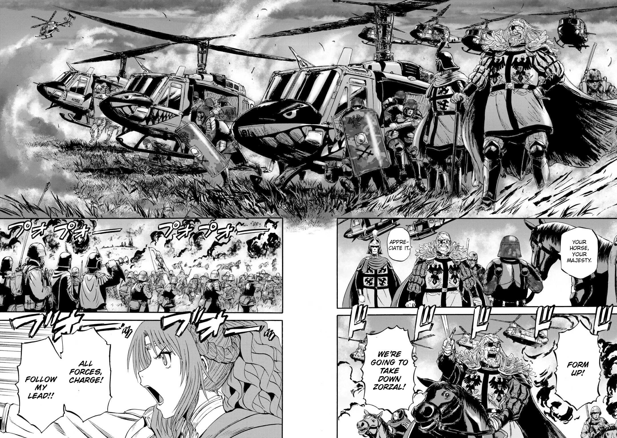 Gate – Jietai Kare No Chi Nite, Kaku Tatakeri Chapter 143.2 - Page 10