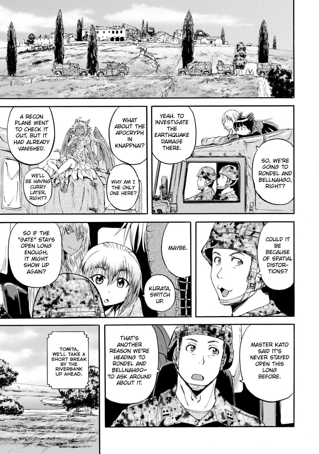 Gate – Jietai Kare No Chi Nite, Kaku Tatakeri Chapter 143.2 - Page 57