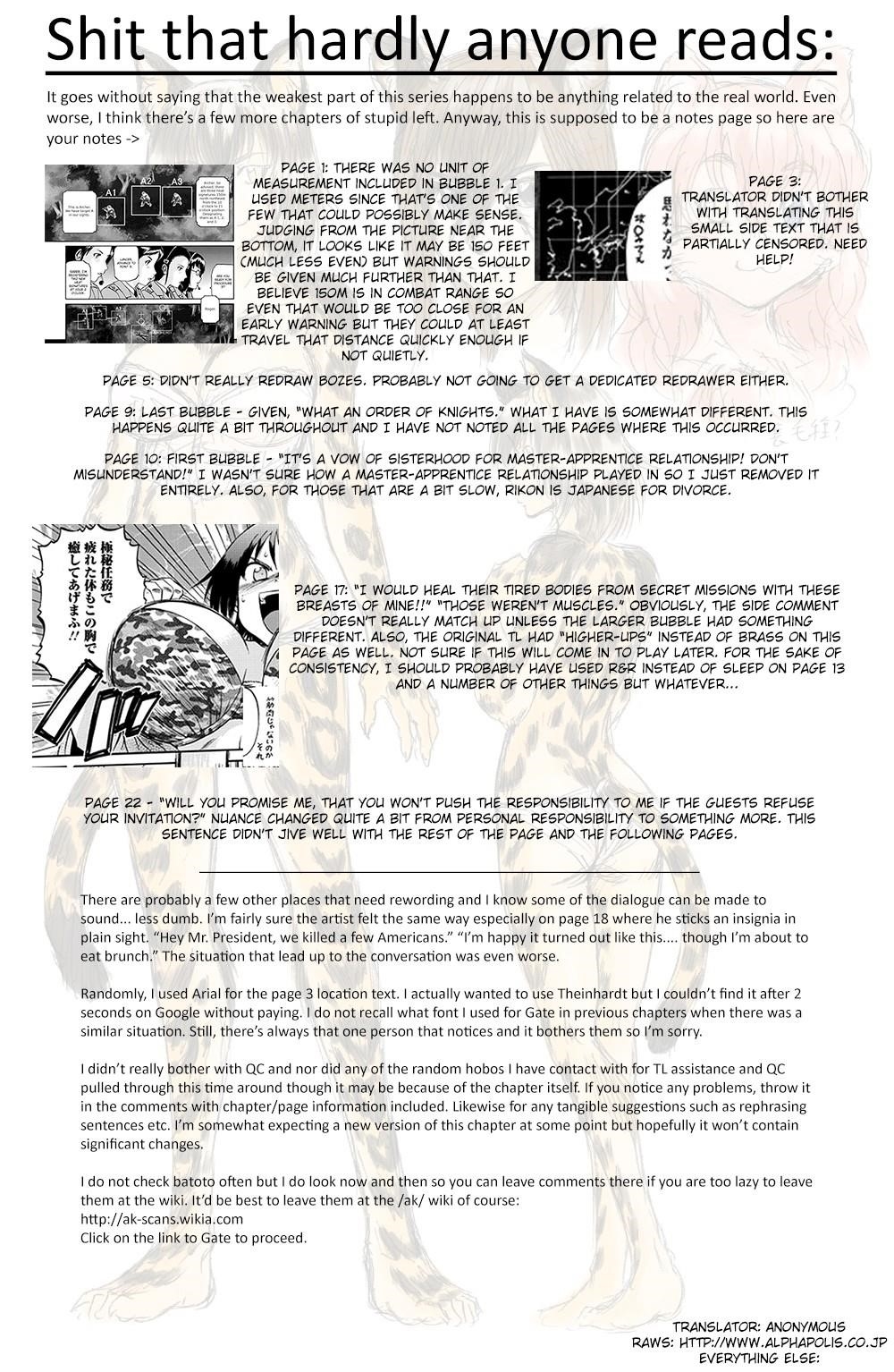 Gate – Jietai Kare No Chi Nite, Kaku Tatakeri Chapter 21 - Page 27