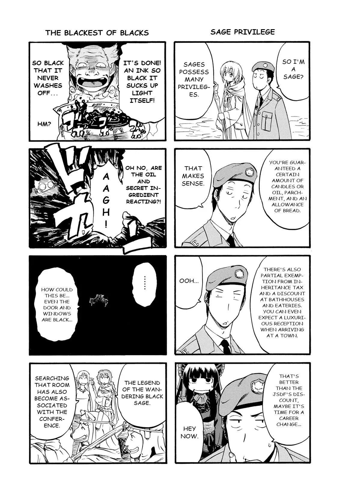 Gate – Jietai Kare No Chi Nite, Kaku Tatakeri Chapter 67.5 - Page 2