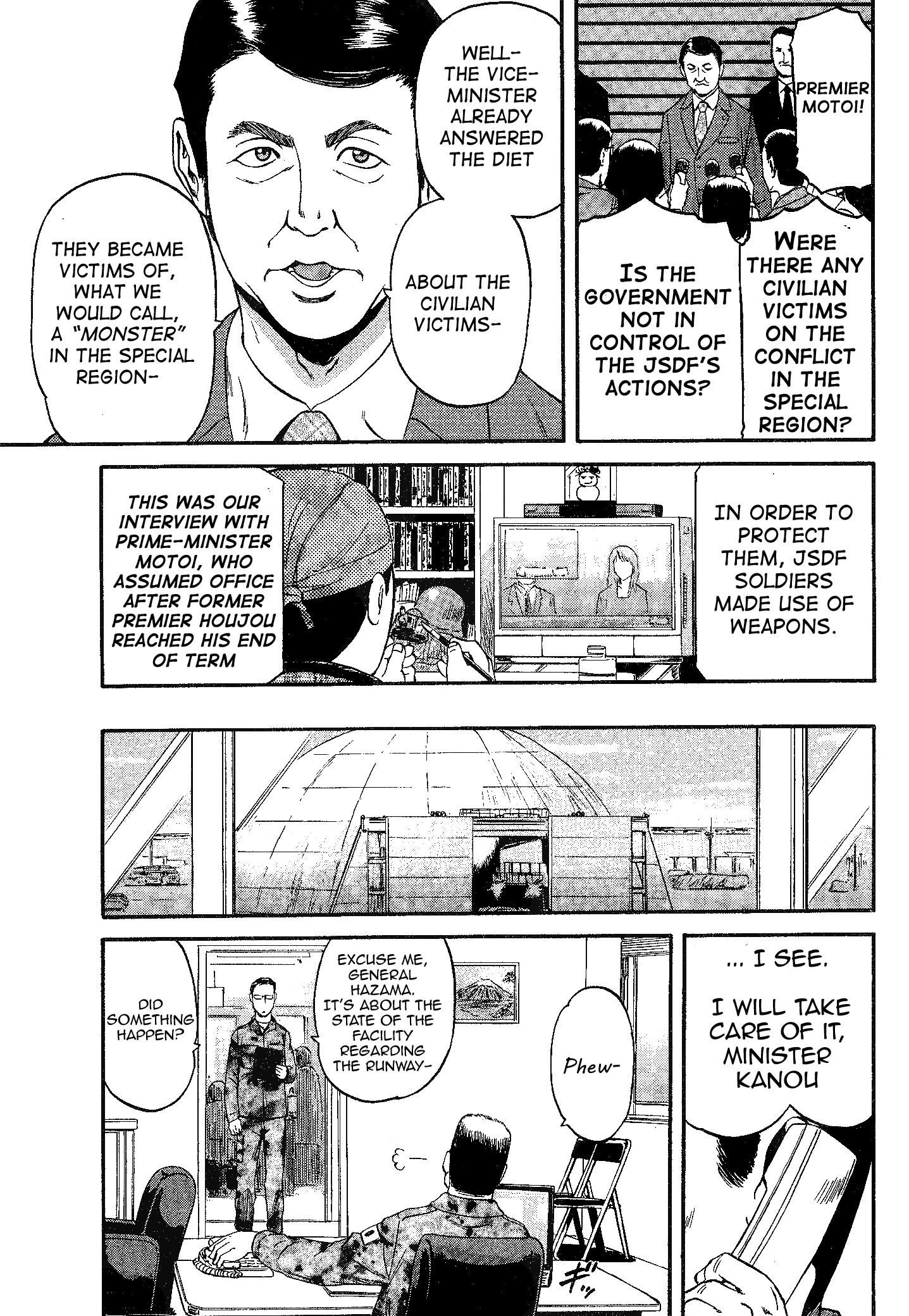 Gate – Jietai Kare No Chi Nite, Kaku Tatakeri Chapter 9 - Page 6