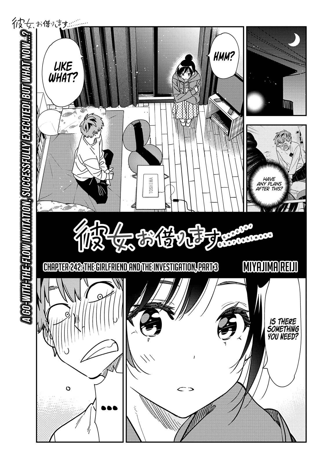 Kanojo, Okarishimasu Chapter 242 - Page 1