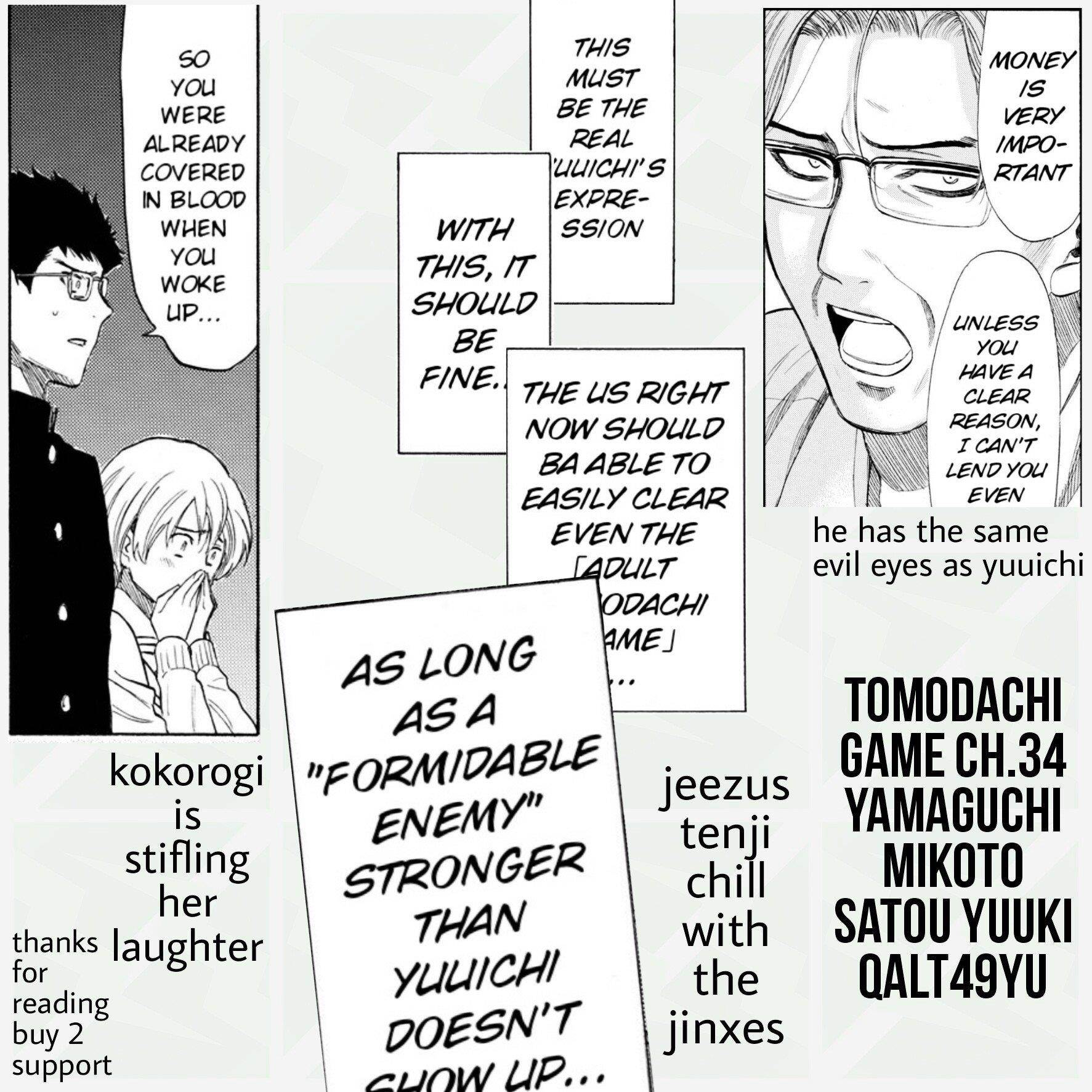 Tomodachi game Chapter 34 - Page 39