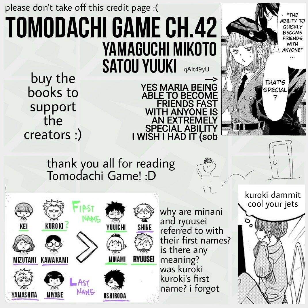 Tomodachi game Chapter 42 - Page 41