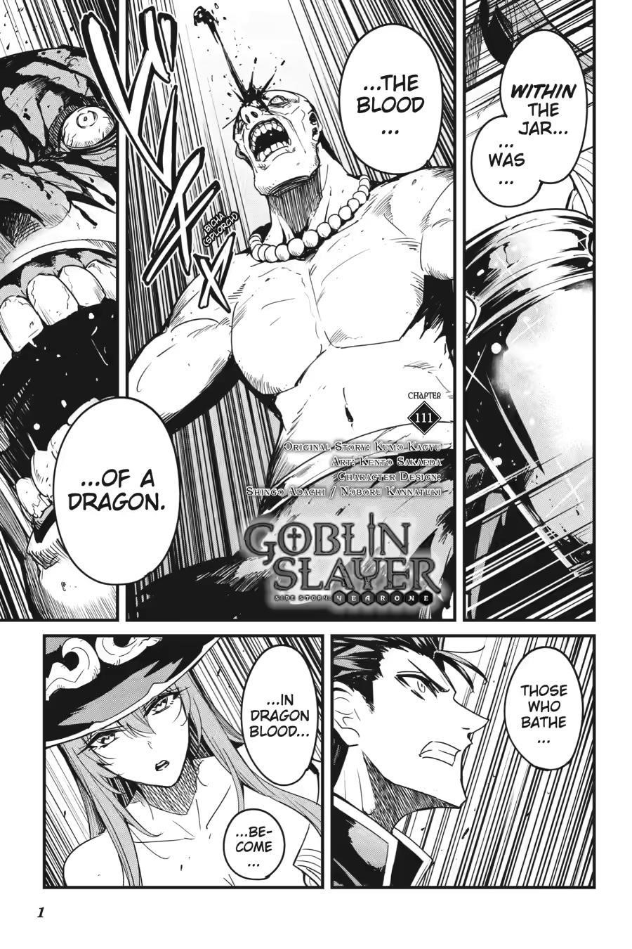 GOBLIN SLAYER: SIDE STORY YEAR ONE Chapter 111 - Page 1