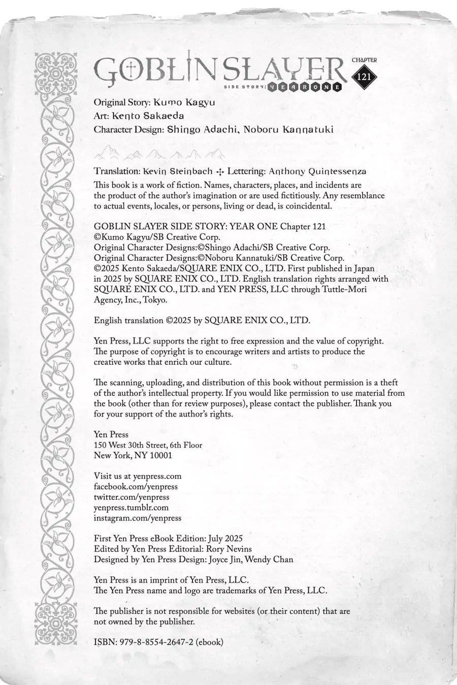 GOBLIN SLAYER: SIDE STORY YEAR ONE Chapter 121 - Page 28