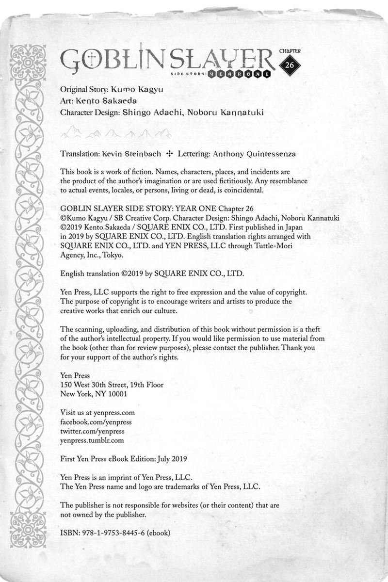 GOBLIN SLAYER: SIDE STORY YEAR ONE Chapter 26 - Page 24