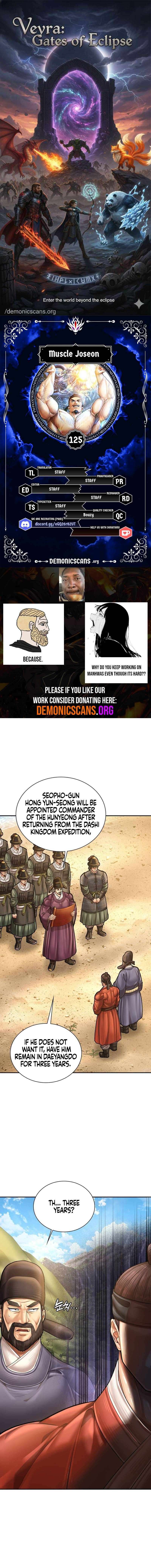 Muscle Joseon Chapter 125 - Page 1