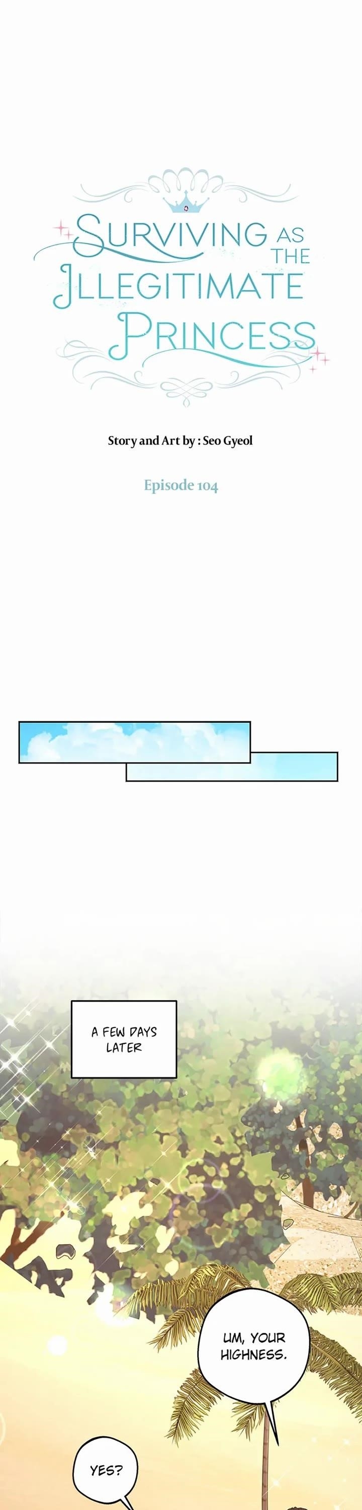 Surviving as an Illegitimate Princess Chapter 104 - Page 21