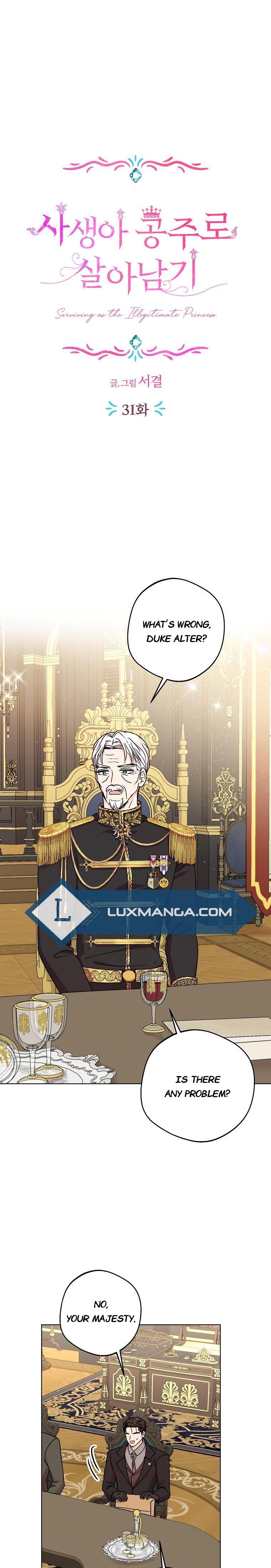 Surviving as an Illegitimate Princess Chapter 31 - Page 1