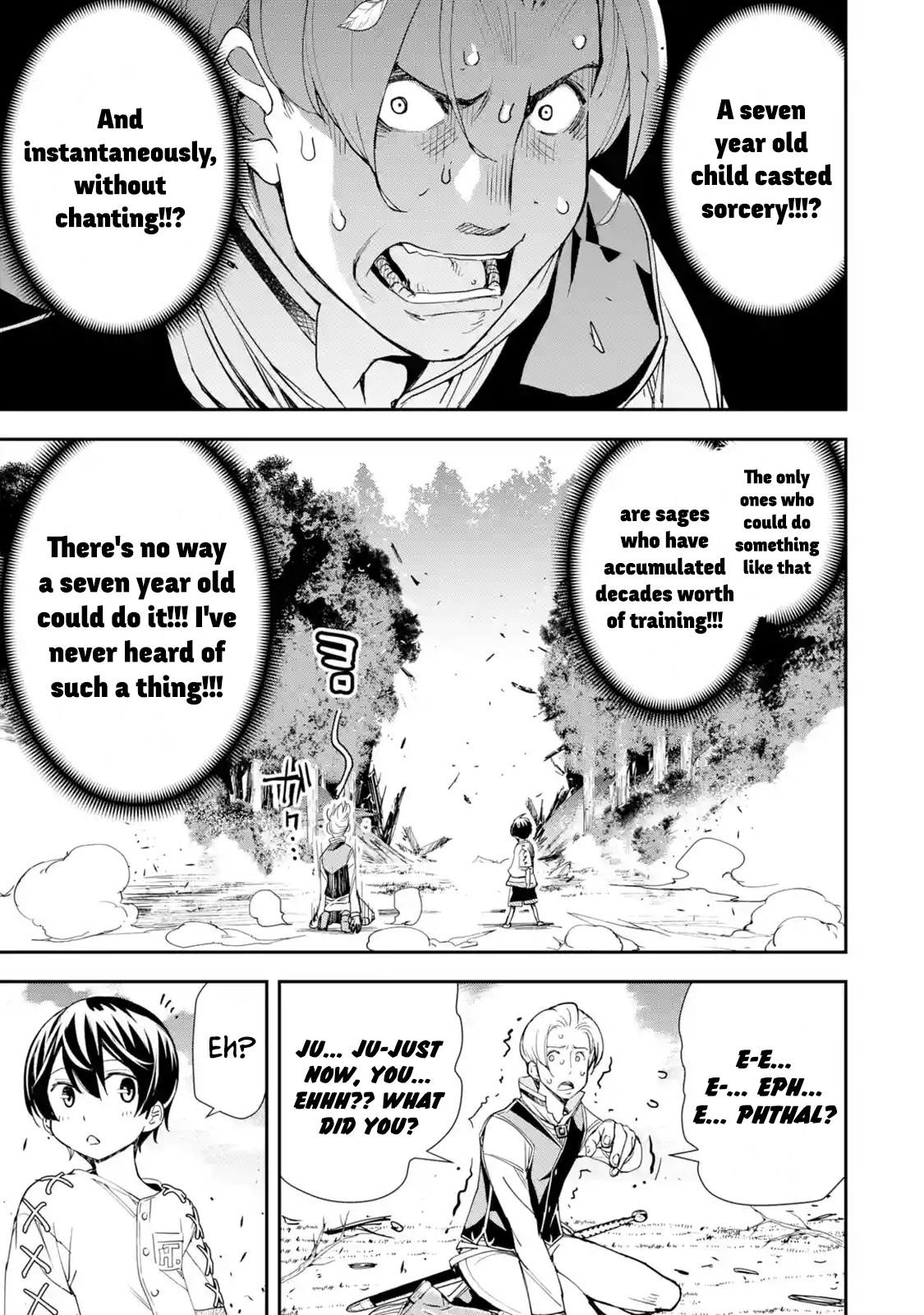 The Unsuccessful Yet Academically Unparalleled Sage ~A Cheating S-Rank Sorcerer’s Post-Rebirth Adventurer Log~ Chapter 2.3 - Page 7