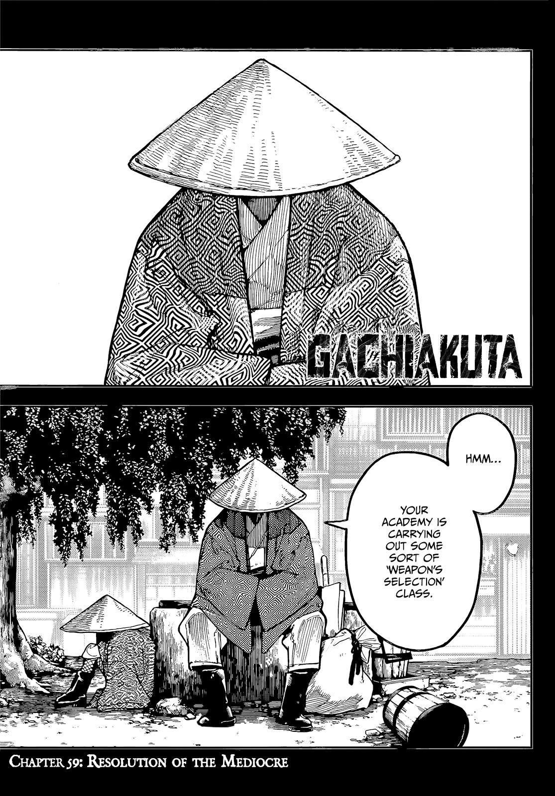 Gachi Akuta Chapter 59 - Page 1