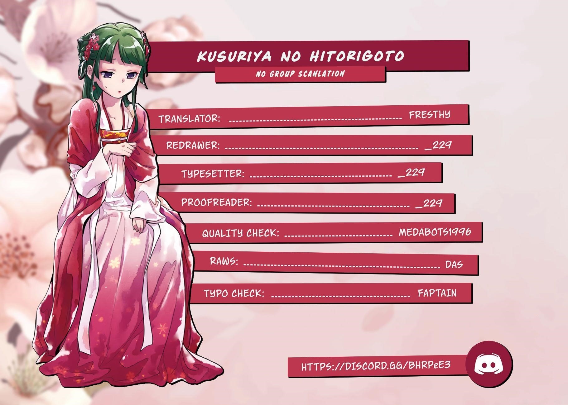 Kusuriya no Hitorigoto Chapter 40 - Page 32