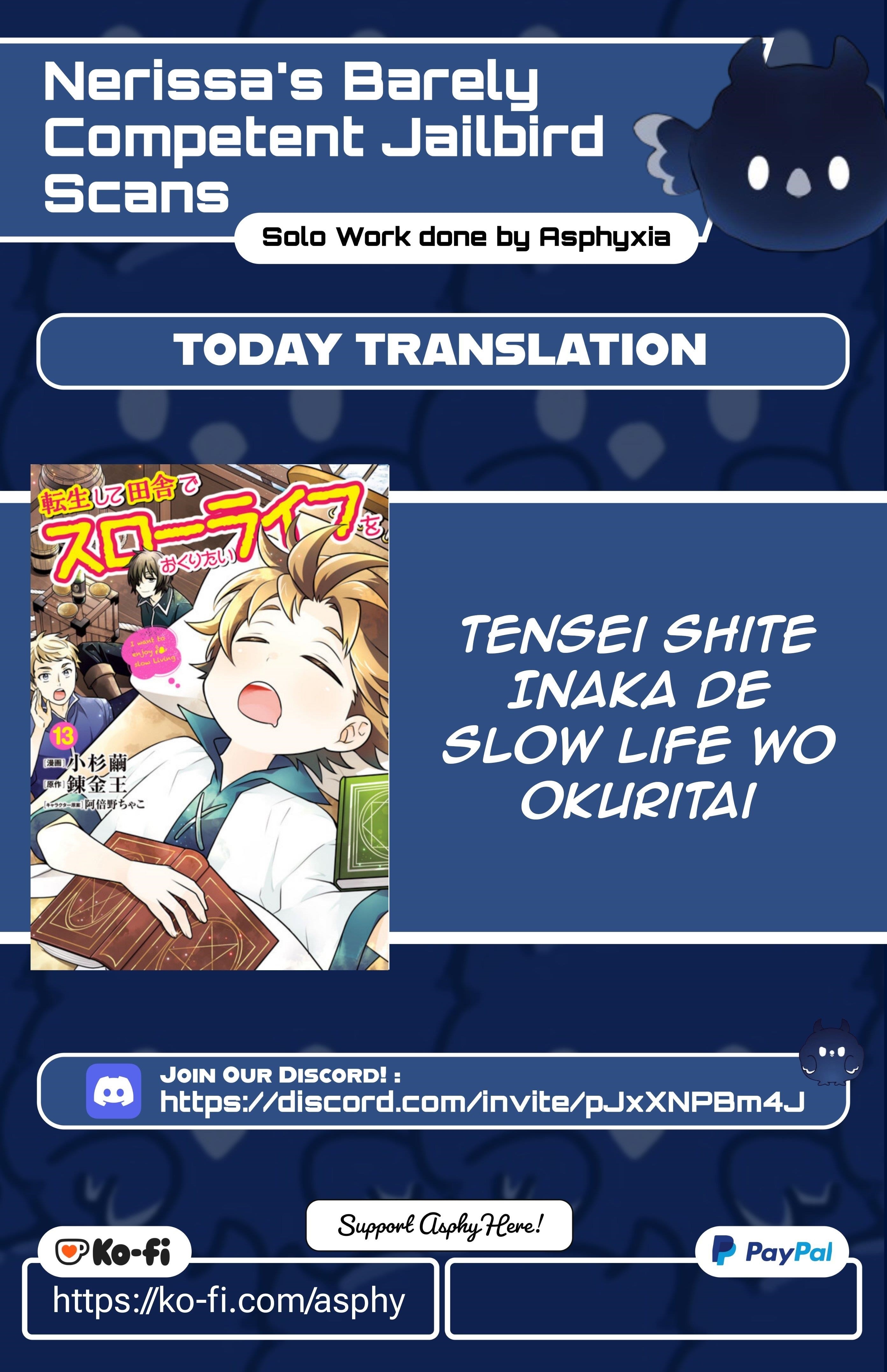 Tensei Shite Inaka de slowlife wo Okuritai Chapter 86 - Page 1