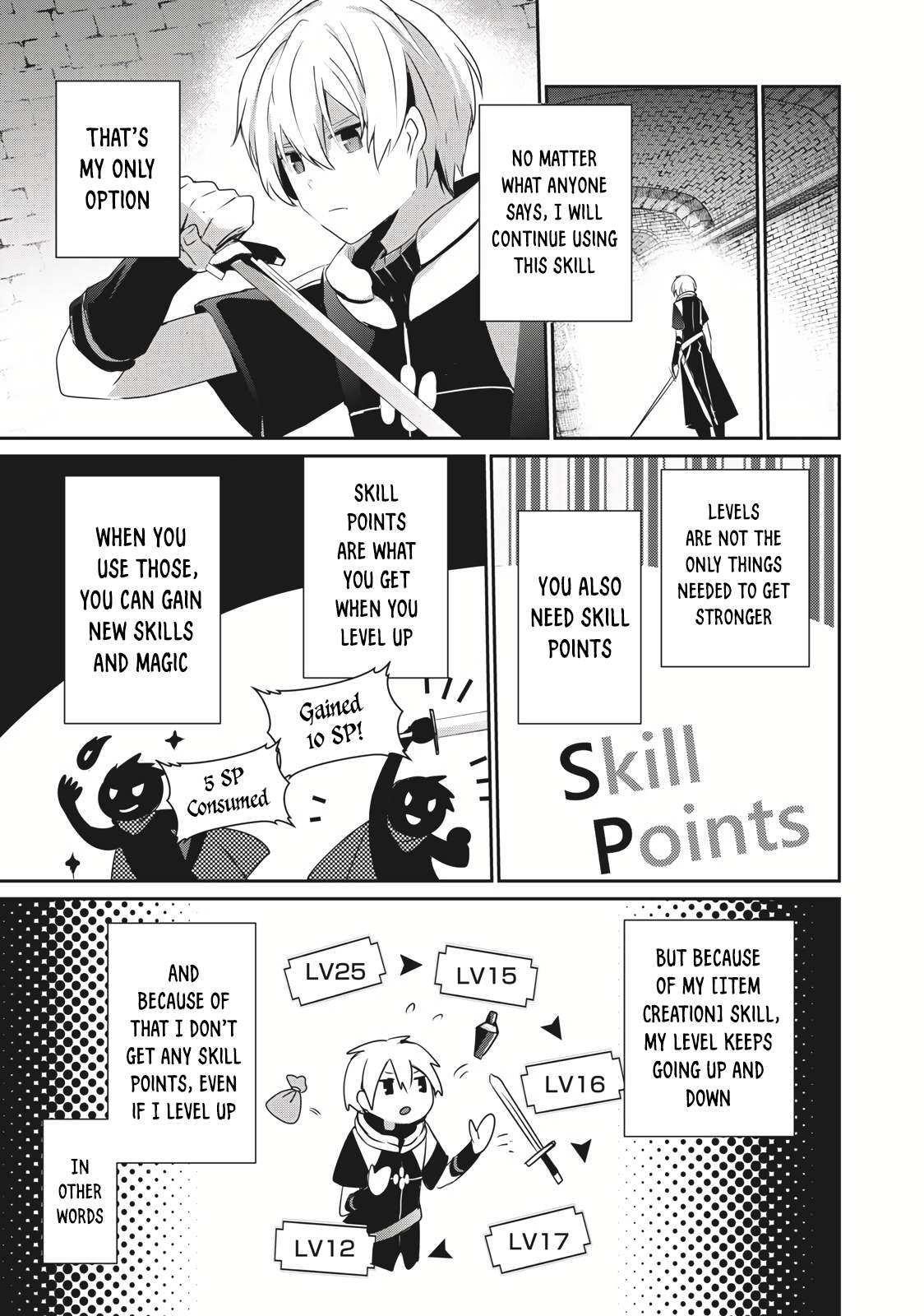 I’m a low rank adventurer, but I decided to excel in magic ~I’m going to use my [Magic Creation] and [Item Creation], which are Godly skills that were once useless, and become outmatched~ Chapter 1 - Page 13