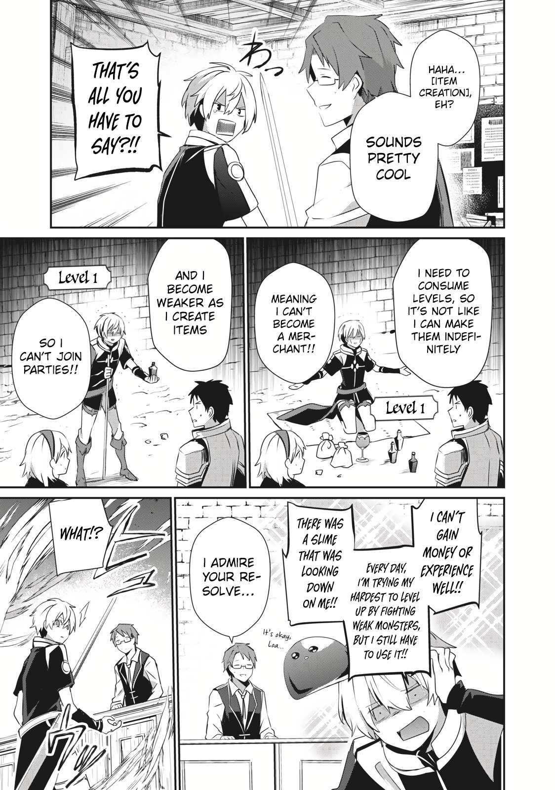 I’m a low rank adventurer, but I decided to excel in magic ~I’m going to use my [Magic Creation] and [Item Creation], which are Godly skills that were once useless, and become outmatched~ Chapter 1 - Page 7