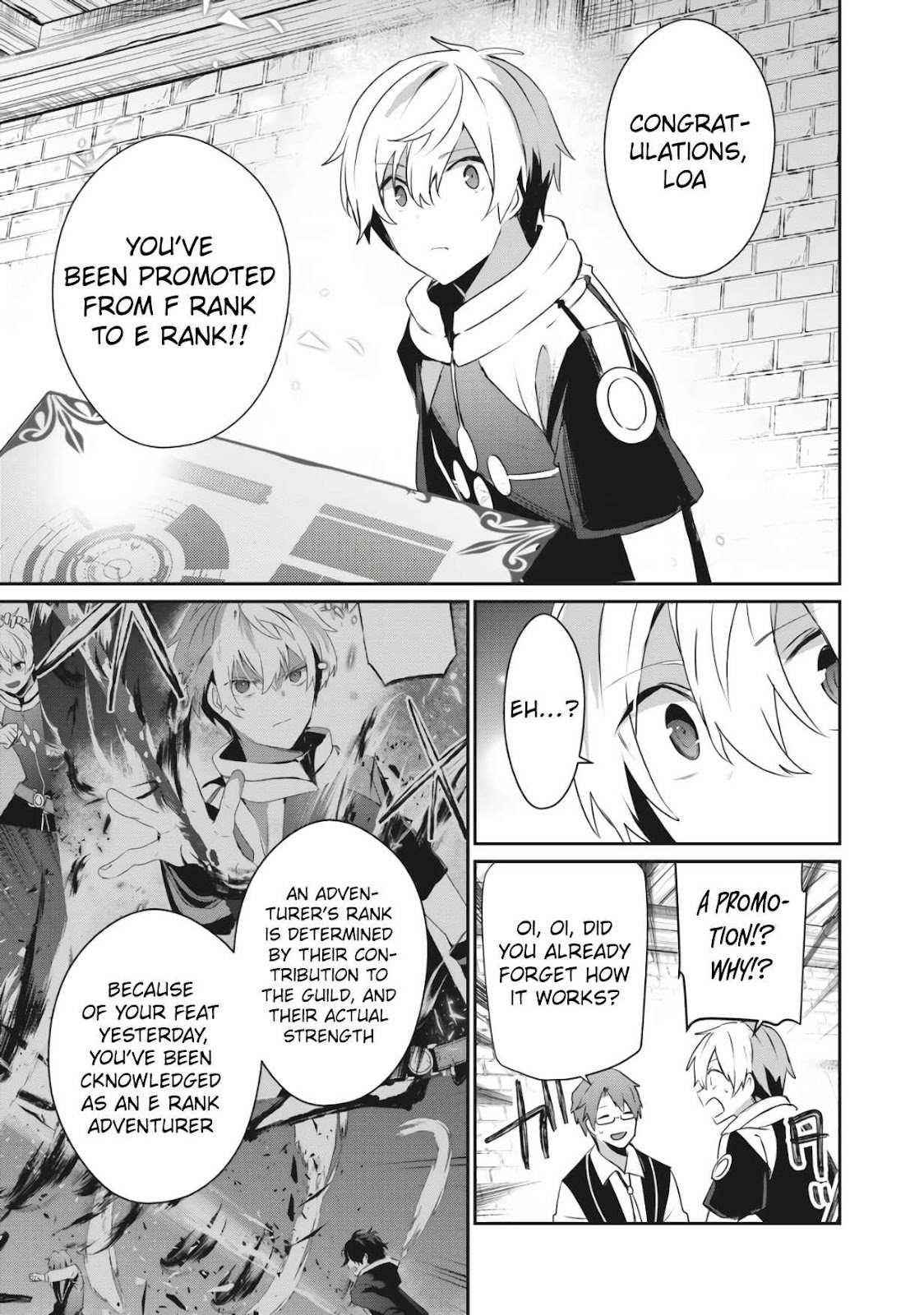 I’m a low rank adventurer, but I decided to excel in magic ~I’m going to use my [Magic Creation] and [Item Creation], which are Godly skills that were once useless, and become outmatched~ Chapter 2.2 - Page 9