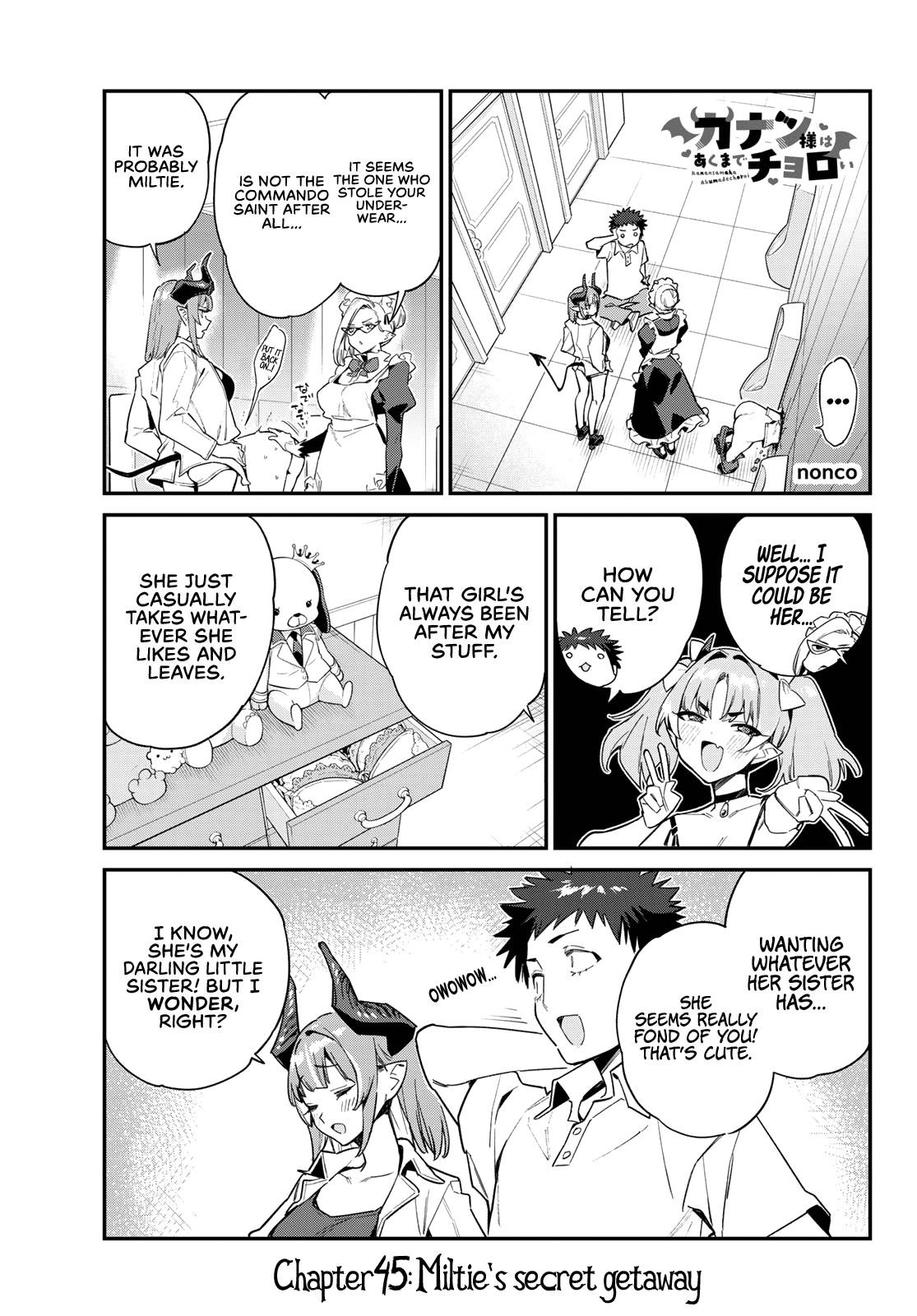 Kanan-sama wa Akumade Choroi Chapter 45 - Page 1