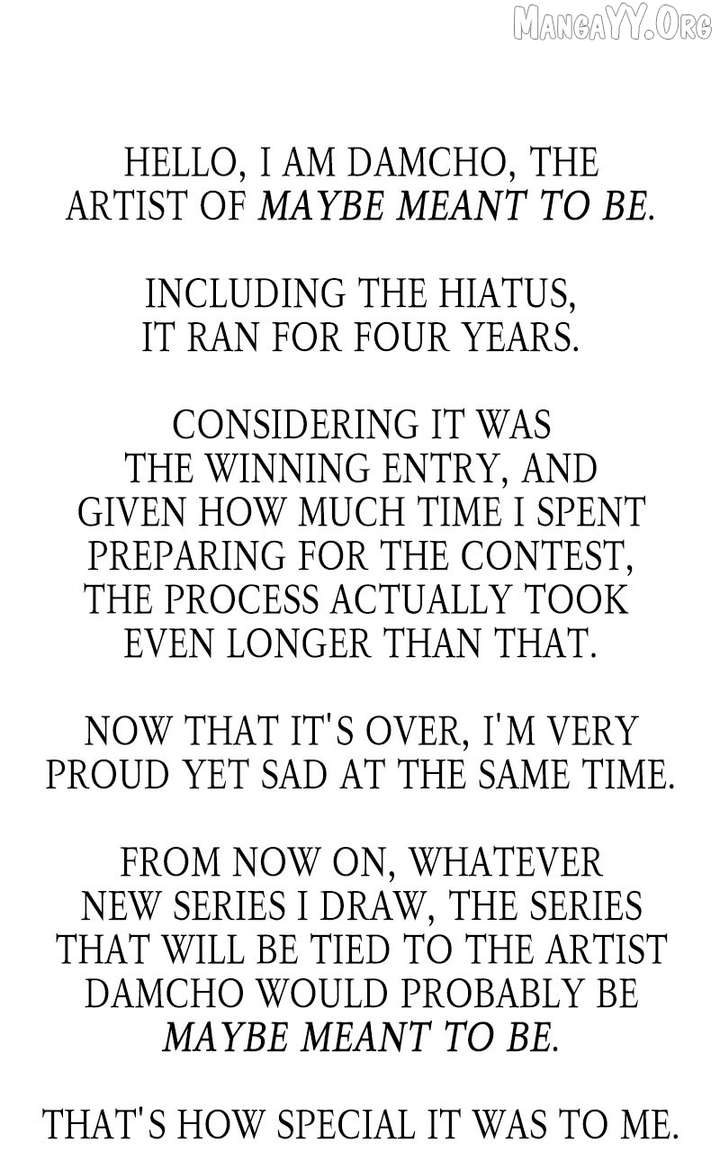 Maybe Meant to Be Chapter 132.5 - Page 5