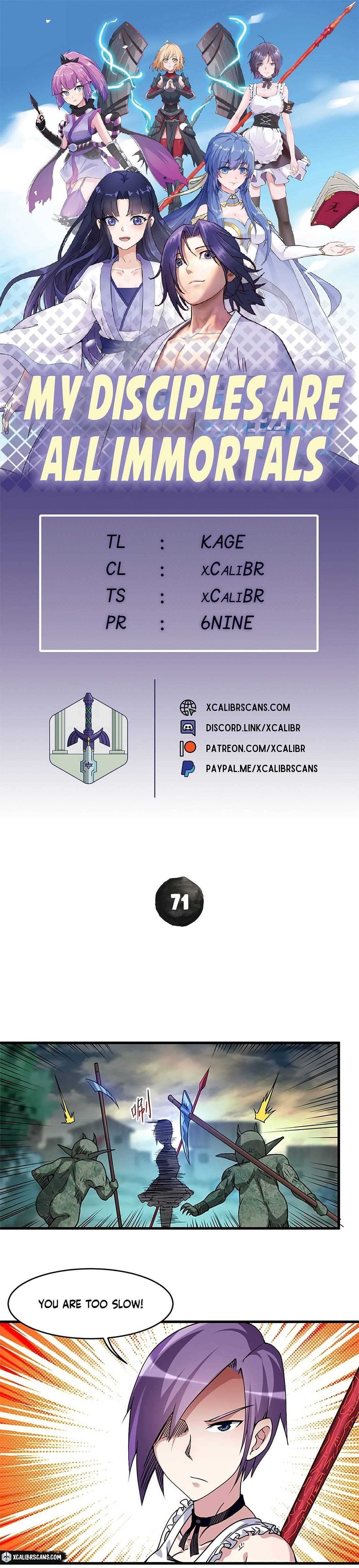 My Disciples Are Super Gods Chapter 71 - Page 1