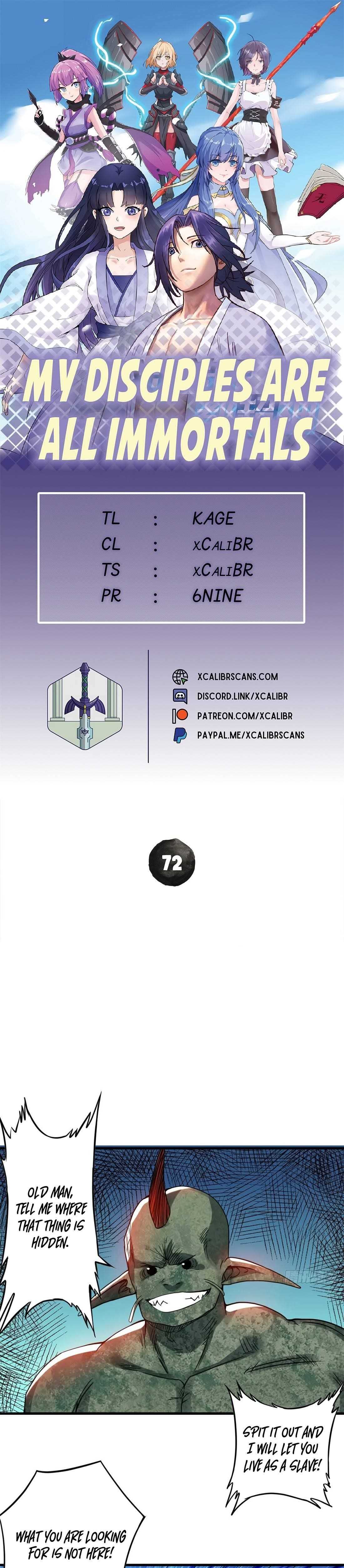 My Disciples Are Super Gods Chapter 72 - Page 1