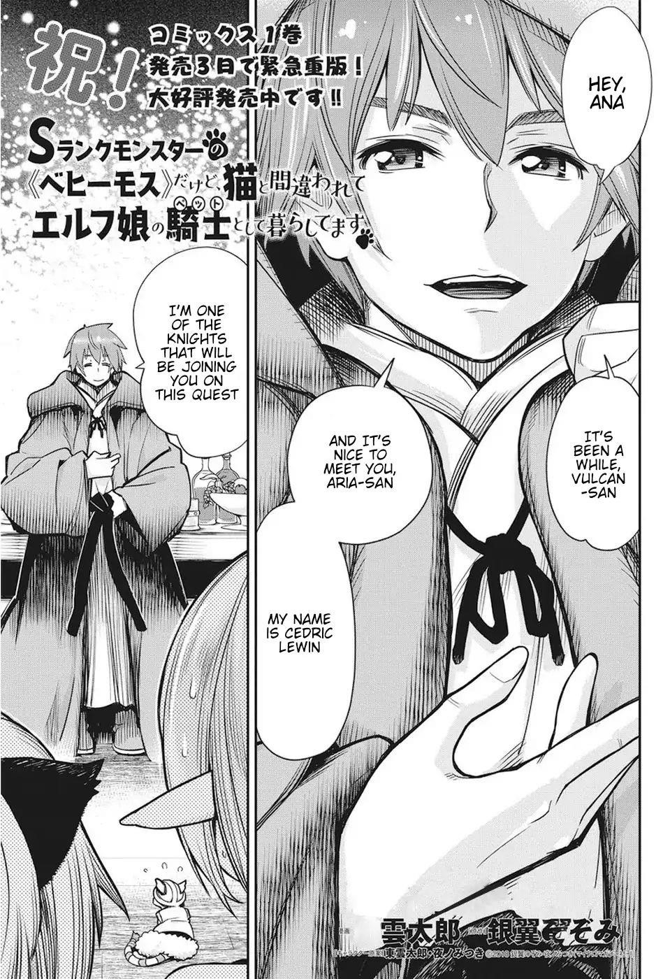 I Am Behemoth Of The S Rank Monster But I Am Mistaken As A Cat And I Live As A Pet Of Elf Girl Chapter 10 - Page 1