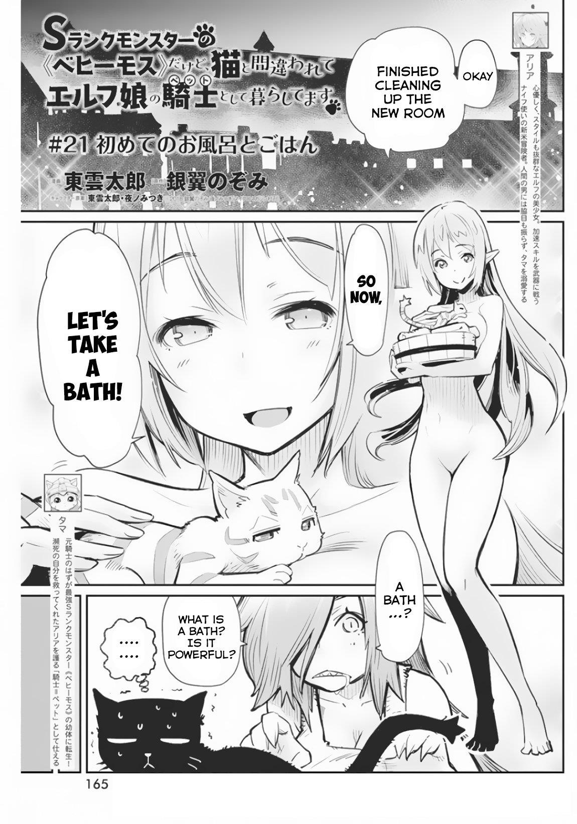 I Am Behemoth Of The S Rank Monster But I Am Mistaken As A Cat And I Live As A Pet Of Elf Girl Chapter 21 - Page 1