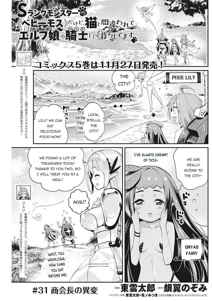 I Am Behemoth Of The S Rank Monster But I Am Mistaken As A Cat And I Live As A Pet Of Elf Girl Chapter 31 - Page 1