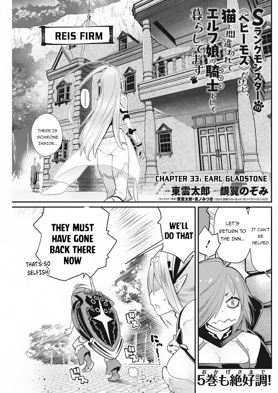I Am Behemoth Of The S Rank Monster But I Am Mistaken As A Cat And I Live As A Pet Of Elf Girl Chapter 33 - Page 1