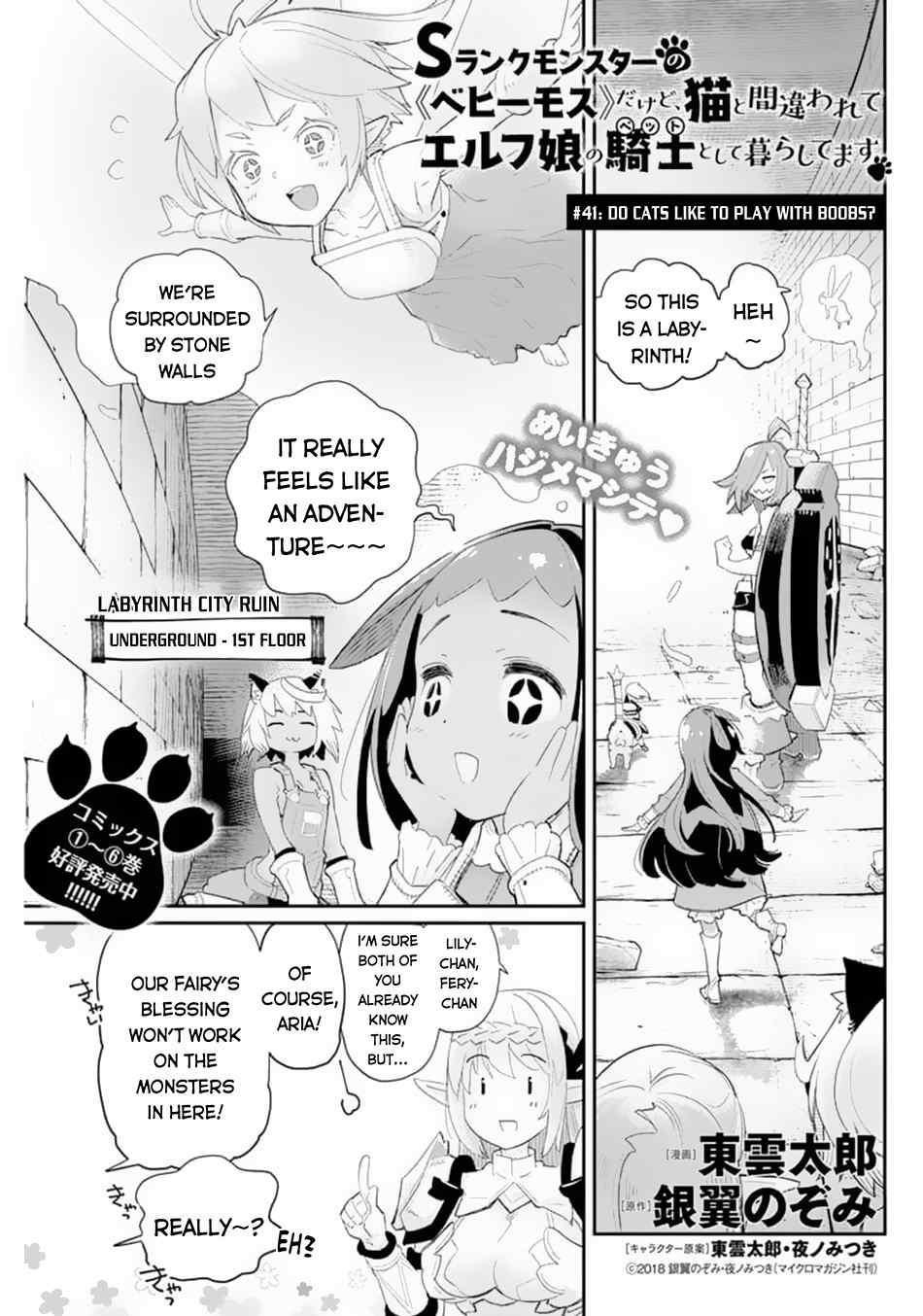 I Am Behemoth Of The S Rank Monster But I Am Mistaken As A Cat And I Live As A Pet Of Elf Girl Chapter 41 - Page 1