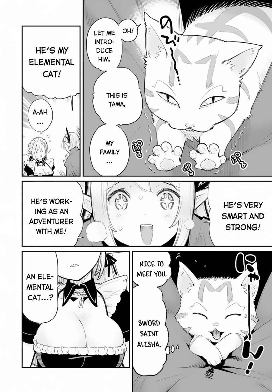 I Am Behemoth Of The S Rank Monster But I Am Mistaken As A Cat And I Live As A Pet Of Elf Girl Chapter 45 - Page 17