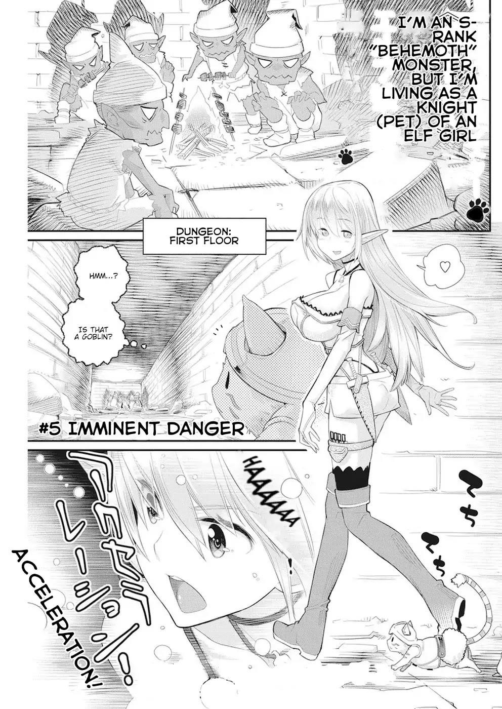 I Am Behemoth Of The S Rank Monster But I Am Mistaken As A Cat And I Live As A Pet Of Elf Girl Chapter 5 - Page 1