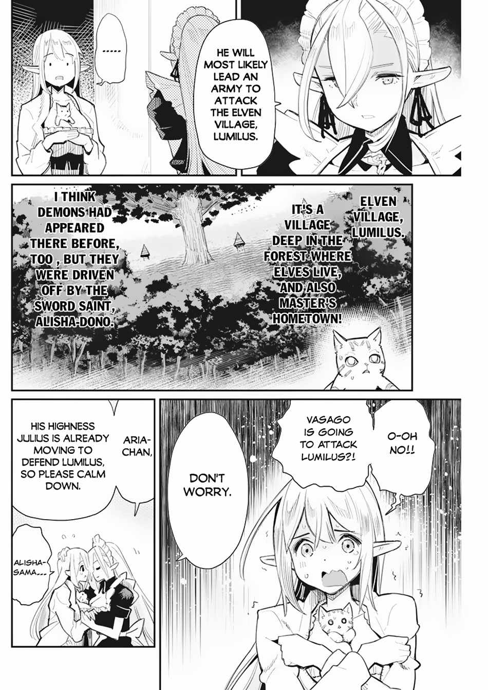 I Am Behemoth Of The S Rank Monster But I Am Mistaken As A Cat And I Live As A Pet Of Elf Girl Chapter 53 - Page 4