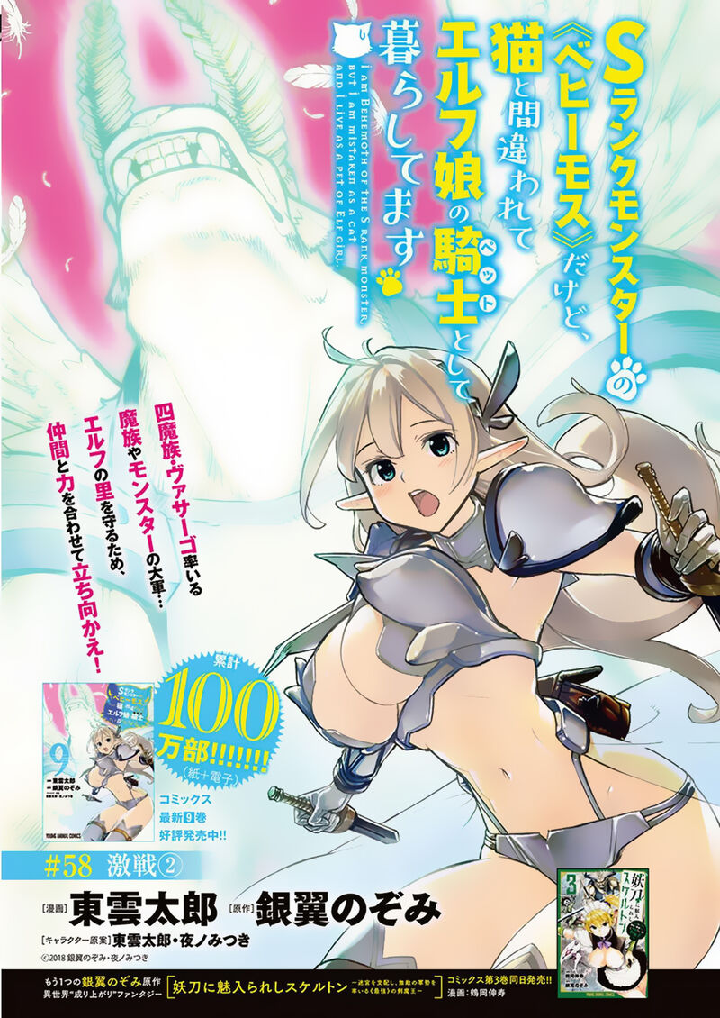 I Am Behemoth Of The S Rank Monster But I Am Mistaken As A Cat And I Live As A Pet Of Elf Girl Chapter 58 - Page 1