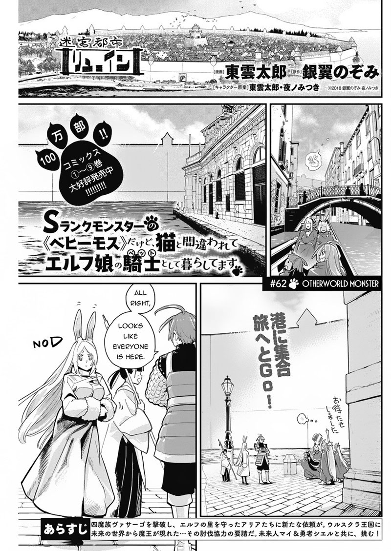 I Am Behemoth Of The S Rank Monster But I Am Mistaken As A Cat And I Live As A Pet Of Elf Girl Chapter 62 - Page 1