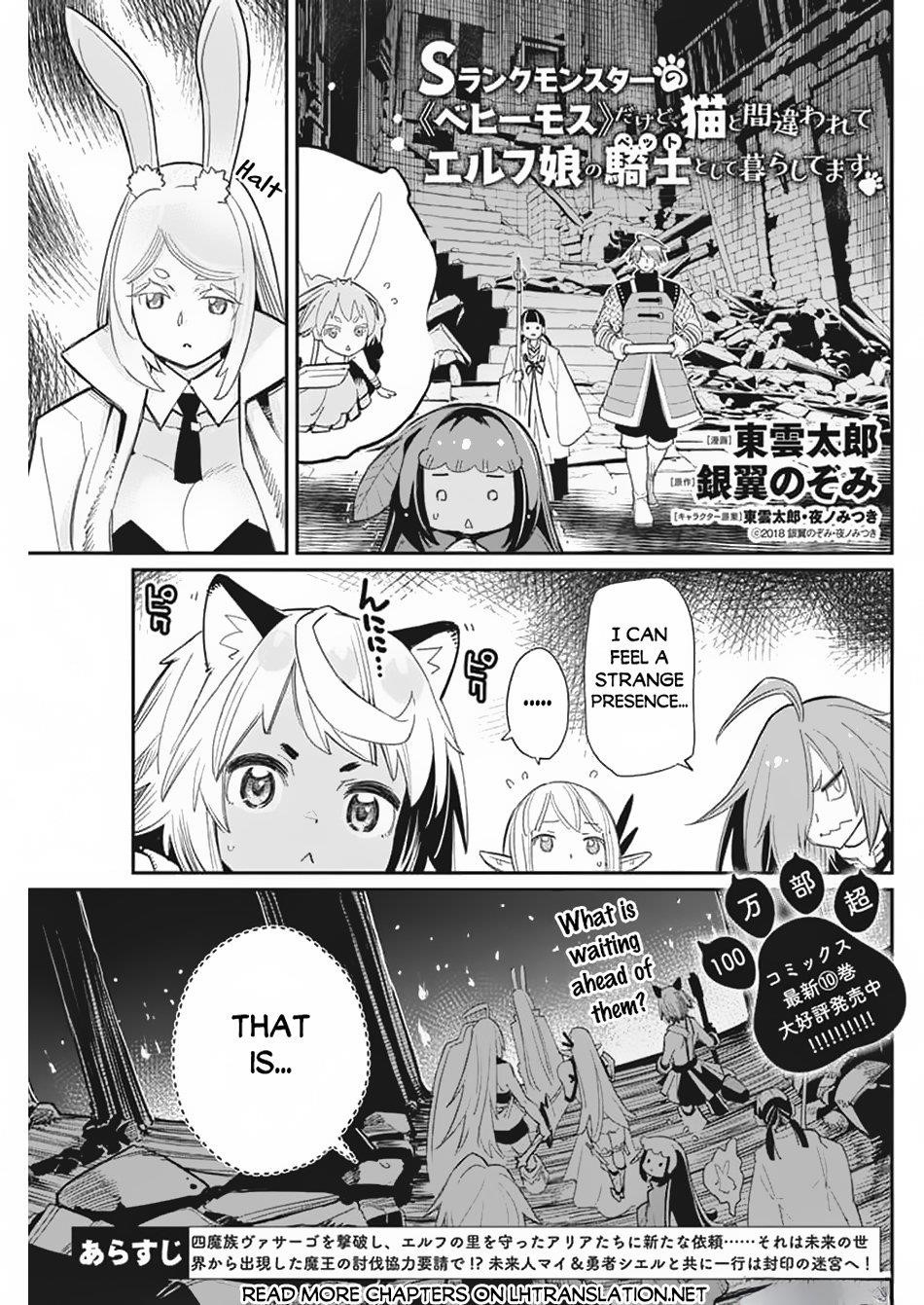 I Am Behemoth Of The S Rank Monster But I Am Mistaken As A Cat And I Live As A Pet Of Elf Girl Chapter 65 - Page 1