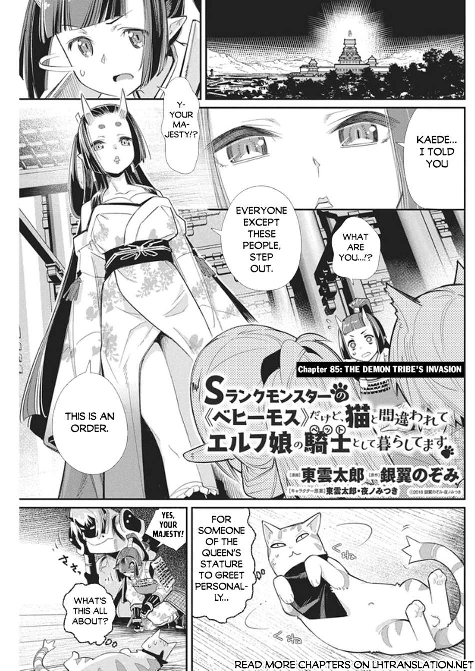 I Am Behemoth Of The S Rank Monster But I Am Mistaken As A Cat And I Live As A Pet Of Elf Girl Chapter 85 - Page 2