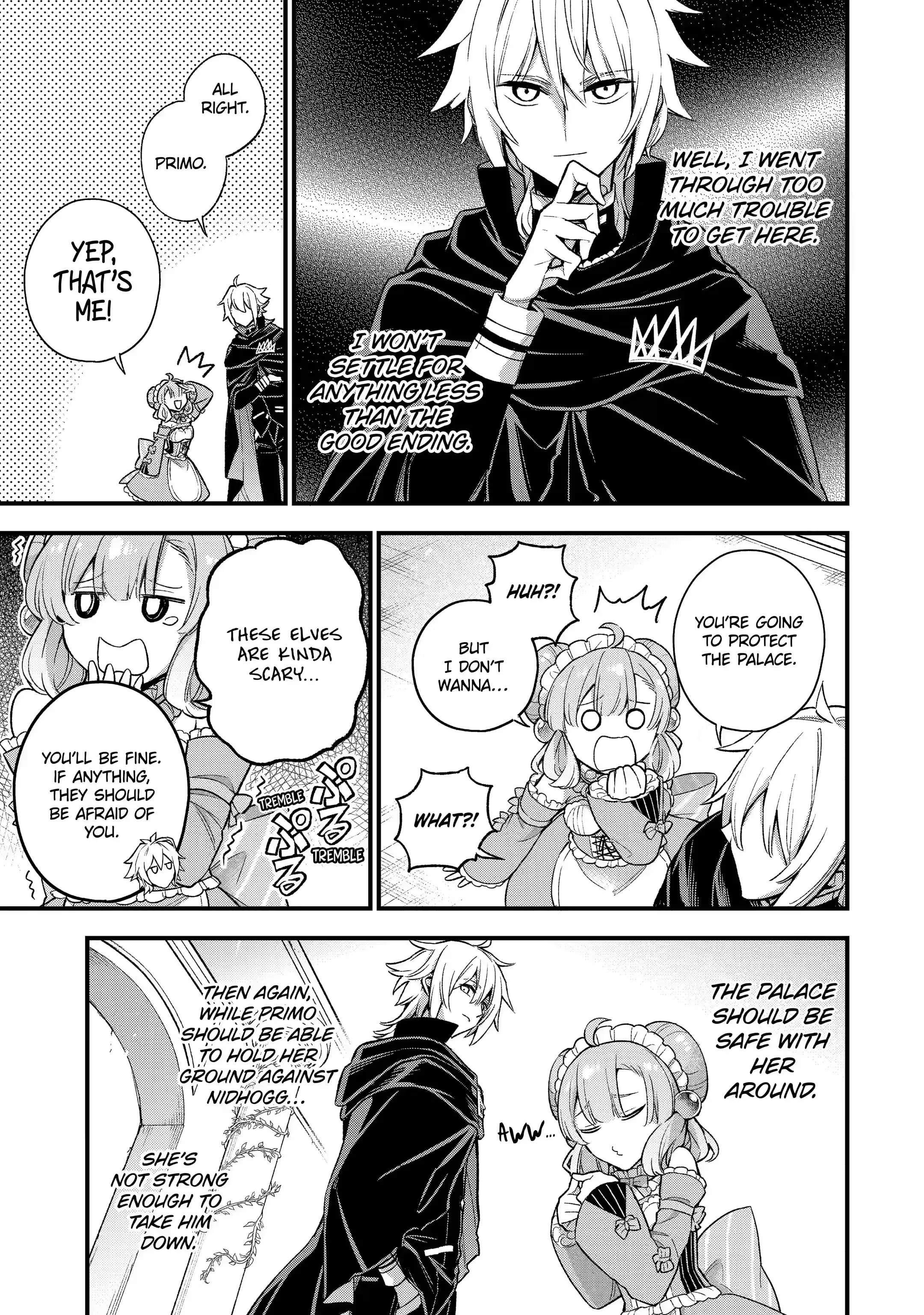 Last Boss, Yametemita ~Shujinkou ni Taosareta Furi Shite Jiyuu ni Ikitemita~ Chapter 12.3 - Page 1