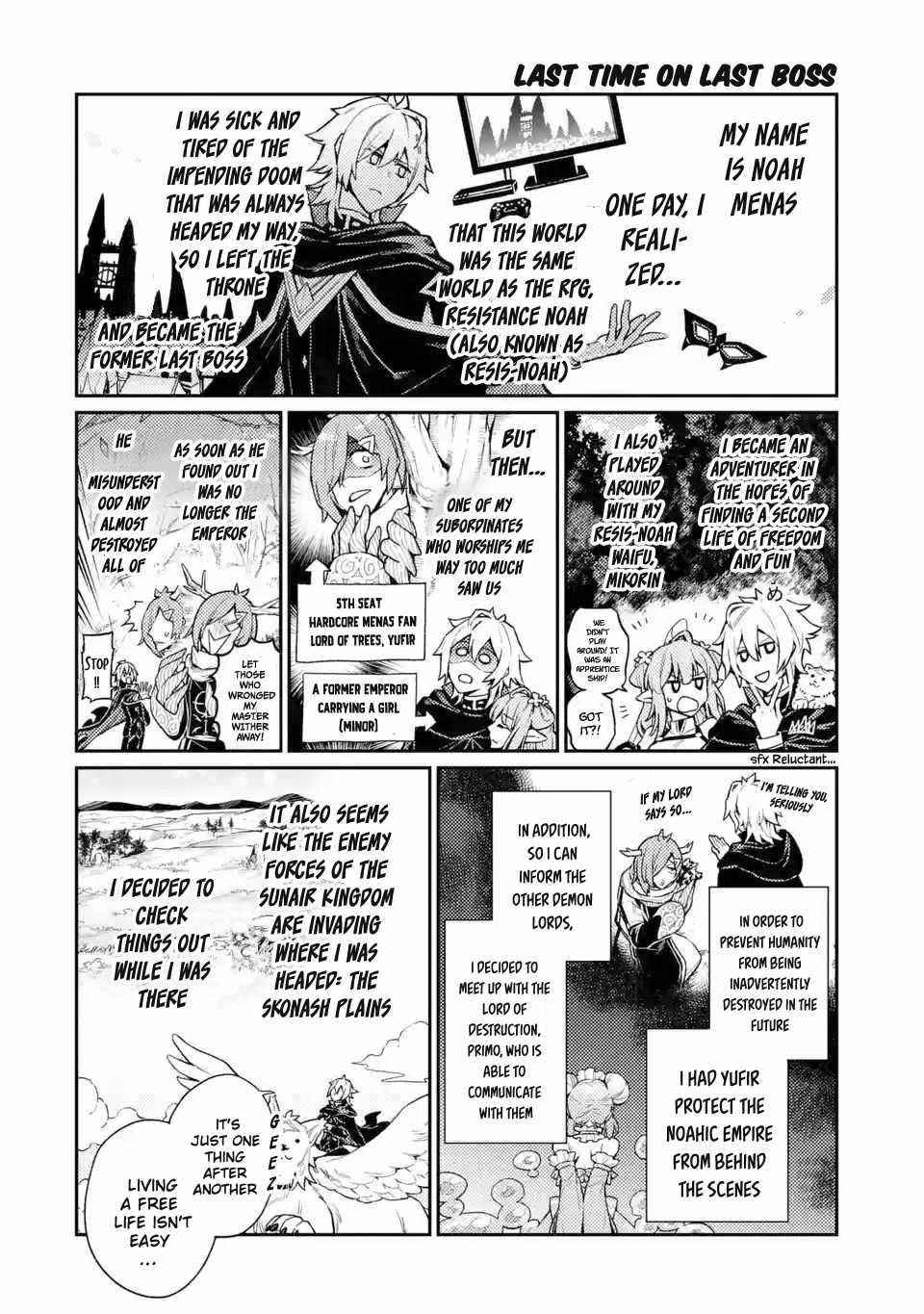 Last Boss, Yametemita ~Shujinkou ni Taosareta Furi Shite Jiyuu ni Ikitemita~ Chapter 5 - Page 1