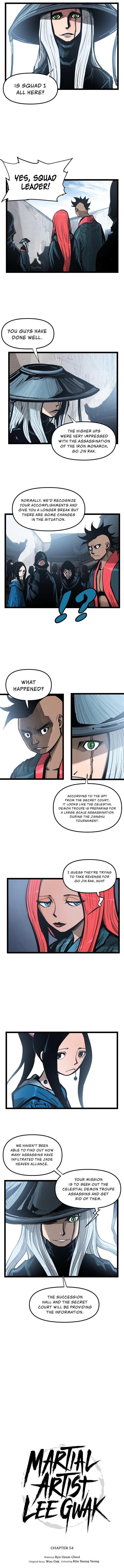 Martial Artist Lee Gwak Chapter 54 - Page 1