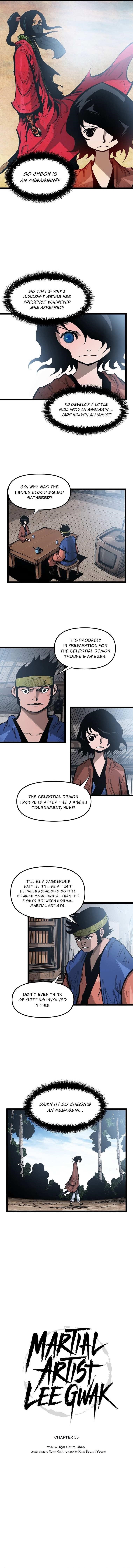 Martial Artist Lee Gwak Chapter 55 - Page 1