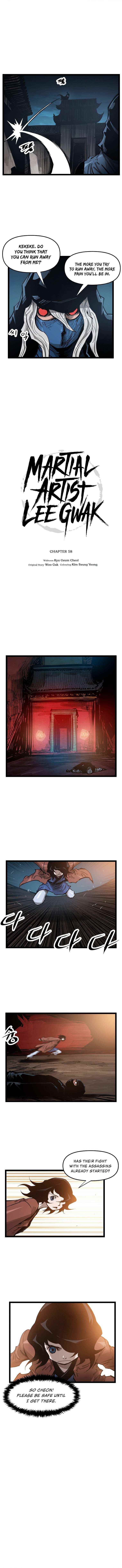 Martial Artist Lee Gwak Chapter 58 - Page 2