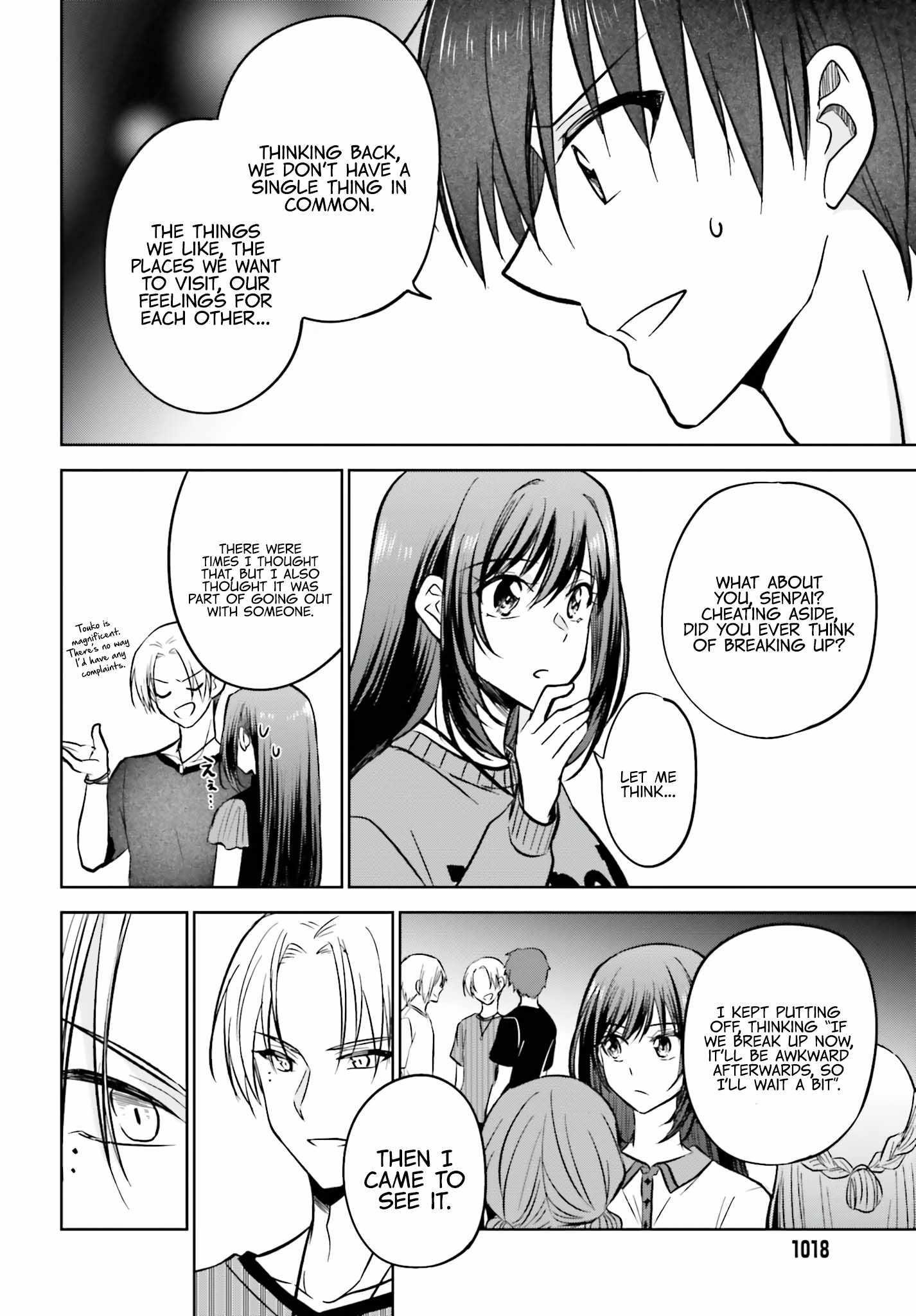 My Girlfriend Cheated on Me With a Senior, so I’m Cheating on Her With His Girlfriend Chapter 10 - Page 34