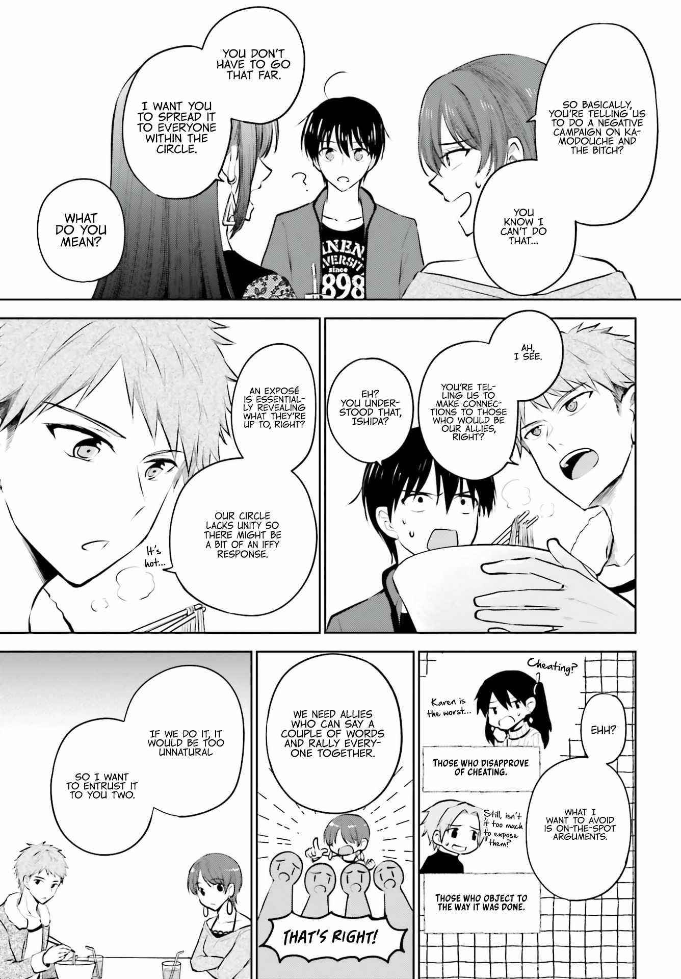My Girlfriend Cheated on Me With a Senior, so I’m Cheating on Her With His Girlfriend Chapter 6 - Page 15
