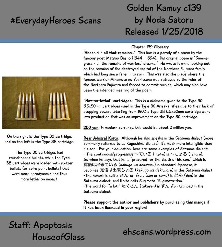 Golden Kamui Chapter 139 - Page 20