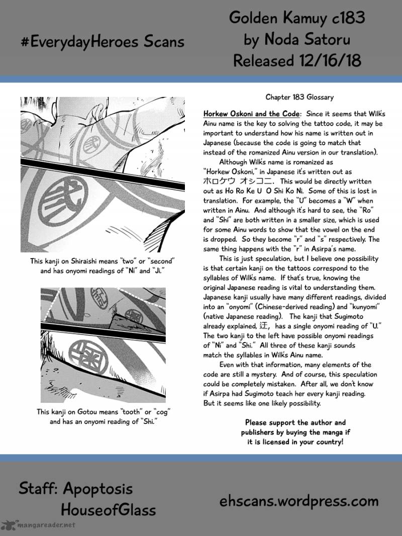 Golden Kamui Chapter 183 - Page 18