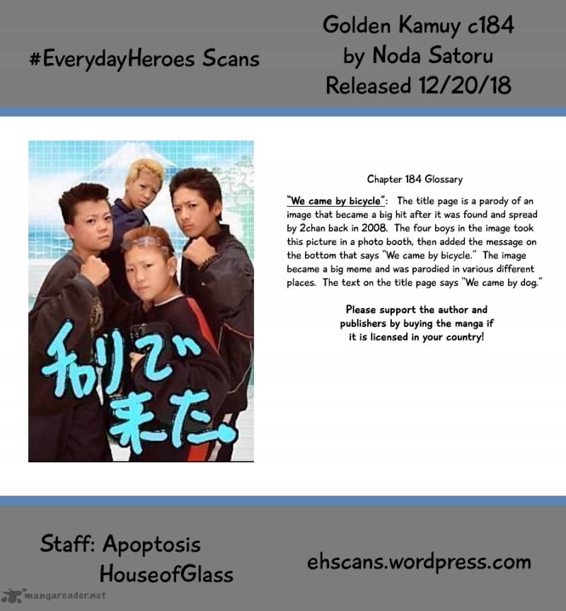 Golden Kamui Chapter 184 - Page 18