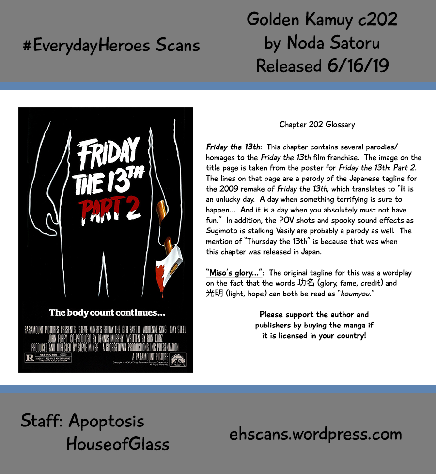 Golden Kamui Chapter 202 - Page 19